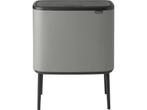 Brabantia Bo Touch Bin - Prullenbak - 36 liter - Mineral, Verzenden, Zo goed als nieuw