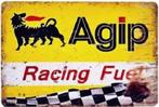 Agip Racing Fuel Retro bord