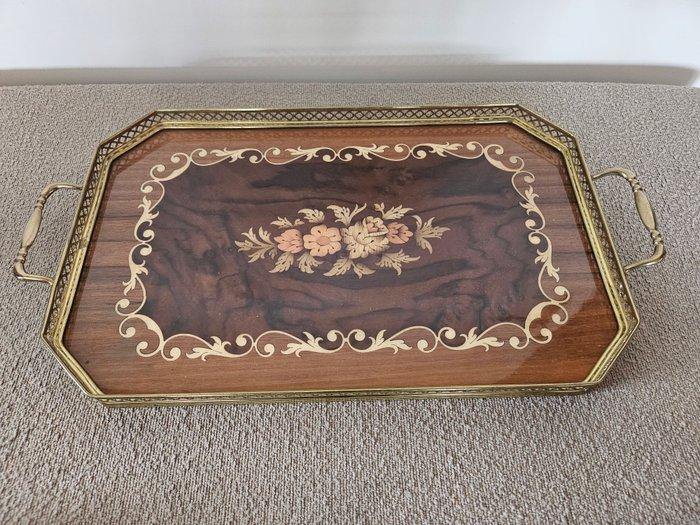 Dienblad - Hout, Antiek en Kunst, Antiek | Keukenbenodigdheden