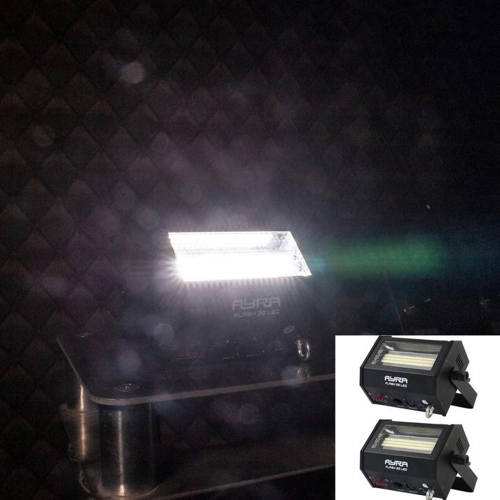 Ayra Flash 30 LED stroboscoop (2 stuks), Muziek en Instrumenten, Licht en Laser, Verzenden