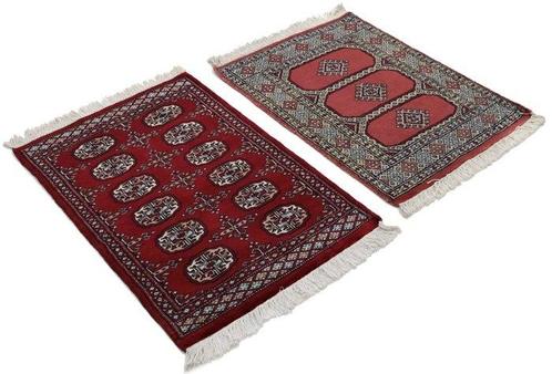 Buchara - Vloerkleed - 90 cm - 60 cm - 2x moderne Indo, Huis en Inrichting, Stoffering | Tapijten en Kleden