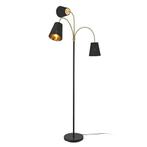 lux.pro Staande lamp Wycombe vloerlamp 154 cm 3xE14 zwart en, Nieuw, Verzenden