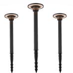 Shuttle Tuinlamp LED Spike Zwart set van 3 Tuinverlichting, Verzenden, Nieuw
