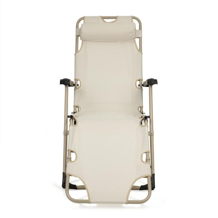 Comfortabele Ligstoel | Tweedekansje | OP = OP, Tuin en Terras, Tuinstoelen, Nieuw, Metaal, Ophalen of Verzenden