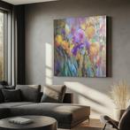 Ksavera - Gold Iris B107 - XXL canvas, Antiek en Kunst