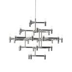 Nemo Crown Hanglamp, aluminium gepolijst - 113 cm, Verzenden, Nieuw