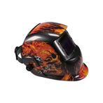 Topgear Automatische Lashelm - Vlammen - Flame Skull, Nieuw, Ophalen of Verzenden