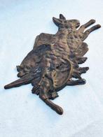 Sculptuuur voor buiten, Haas en patrijs : jachtbuit - 21.5, Antiek en Kunst