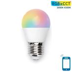 Kogellamp E27 WiFi RGB+CCT 3000K-6500K | RGB - warmwit - dag, Verzenden, Nieuw
