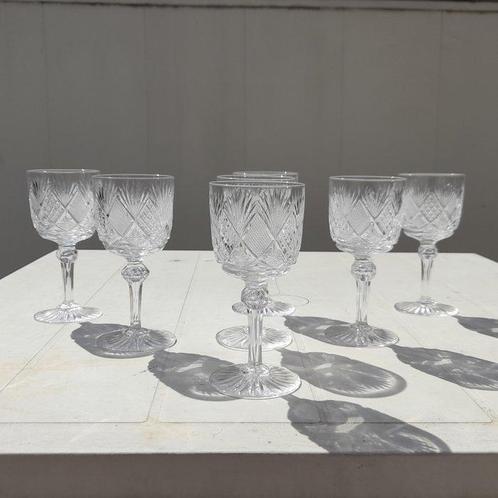 Val Saint Lambert - Drinkservies (7) - Kristal, Antiek en Kunst, Antiek | Meubels | Tafels