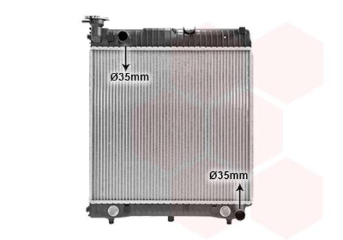 RADIATOR VOOR MERCEDES BENZ BUS 207-410 1977-1995 6015005503, Auto-onderdelen, Airco en Verwarming, Nieuw, Ophalen of Verzenden