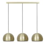Jaicey hanglamp 3L 120x33x25 cm mat goud - OUTLET B, Ophalen of Verzenden, Nieuw
