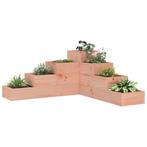 vidaXL Plantenbak 4-laags 80,5x79x36 cm massief douglashout, Verzenden, Nieuw, Hout