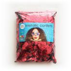 Confetti Rond Metallic Rood 10mm, Hobby en Vrije tijd, Feestartikelen, Verzenden, Nieuw