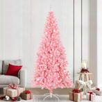 vidaXL Kerstboom met 300 LED met standaard Roze 240 cm PVC, Diversen, Kerst, Verzenden, Nieuw