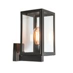 Industriële buitenwandlamp grijs IP44 - Sutton Up, Huis en Inrichting, Lampen | Wandlampen, Nieuw, Overige stijlen