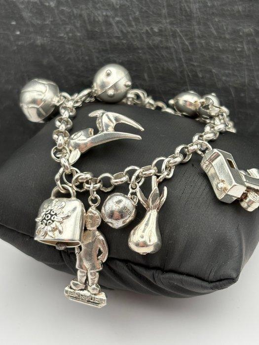 Zonder Minimumprijs - Bedelarmband Zilver - Bedelarmband, Sieraden, Tassen en Uiterlijk, Antieke sieraden