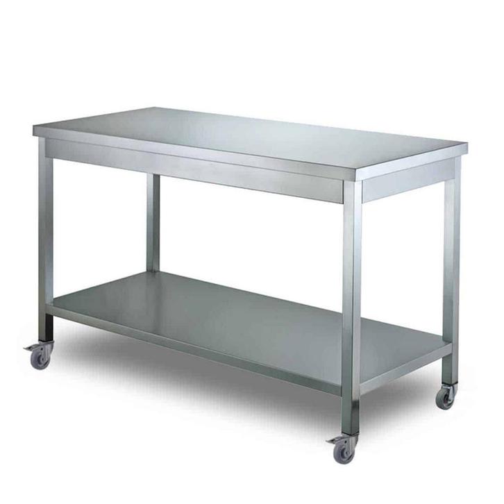 HCB Basic-line Werktafel - met onderschap - 160 x 70 x 85 cm, Zakelijke goederen, Horeca | Keukenapparatuur, Nieuw in verpakking