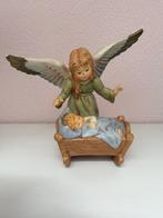 Goebel - Figuur - Engel mit schlafendem Kind in Wiege - 20, Antiek en Kunst