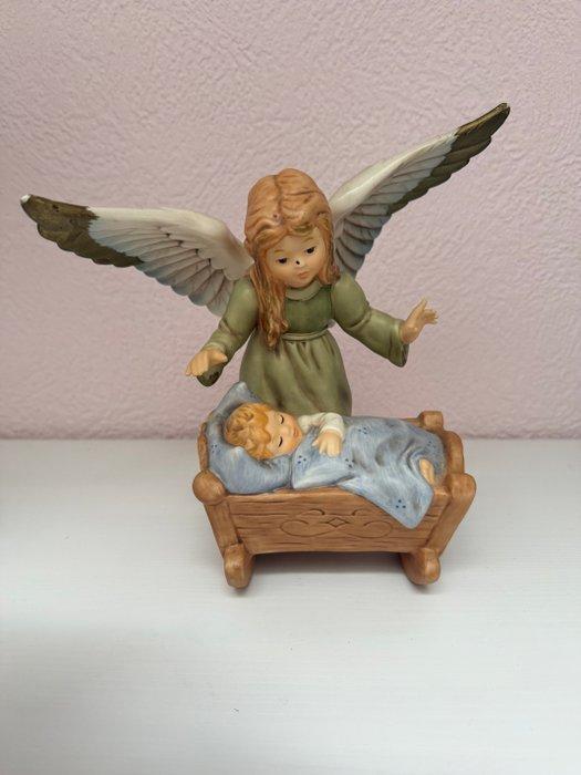 Goebel - Figuur - Engel mit schlafendem Kind in Wiege - 20, Antiek en Kunst, Antiek | Boeken en Bijbels
