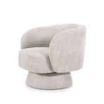 Lounge chair BALOU - taupe By-Boo 230176, Huis en Inrichting, Nieuw, 75 tot 100 cm, Ophalen of Verzenden, 75 tot 100 cm