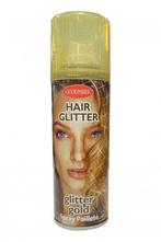 Haarspray Glittergoud 125Ml, Hobby en Vrije tijd, Feestartikelen, Verzenden, Nieuw