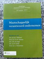 Maatschappelijk verantwoord ondernemen – 2010-1, Gelezen, Verzenden, Mr. A.J.A.J. Eijsbouts, prof. mr. F.G.H. Kristen e.a., Nederland