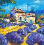 NOLAC - NOLAC (2025) - Le mas aux lavandes - Huile sur, Antiek en Kunst