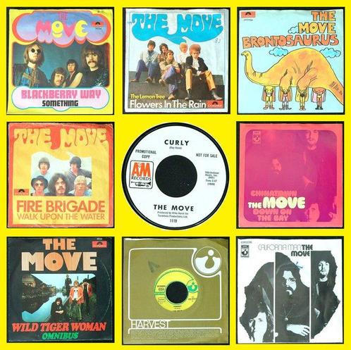 The Move (pre-Electric Light Orchestra) - lot of 9x 45RPM 7, Cd's en Dvd's, Vinyl Singles