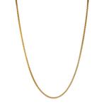 Gouden lengtecollier venetiaan 50.5 cm 18 karaat, Verzenden, Zo goed als nieuw, Goud, Goud