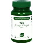 AOV 720 Omega 3 Vegan - 60 Vegetarische capsules, Verzenden, Nieuw