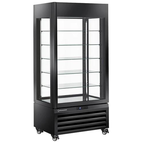 Koel-/Vriesvitrine | EXALTA | 600L | Zwart | +5°C/-22°C |, Zakelijke goederen, Horeca | Keukenapparatuur, Nieuw in verpakking