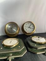 Maritieme objecten (4) - Glas, Leder, Messing- Scheepsklok