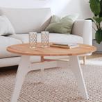 vidaXL Tafelblad rond Ø80x1,5 cm massief beukenhout, Huis en Inrichting, Tafels | Eettafels, Verzenden, Nieuw