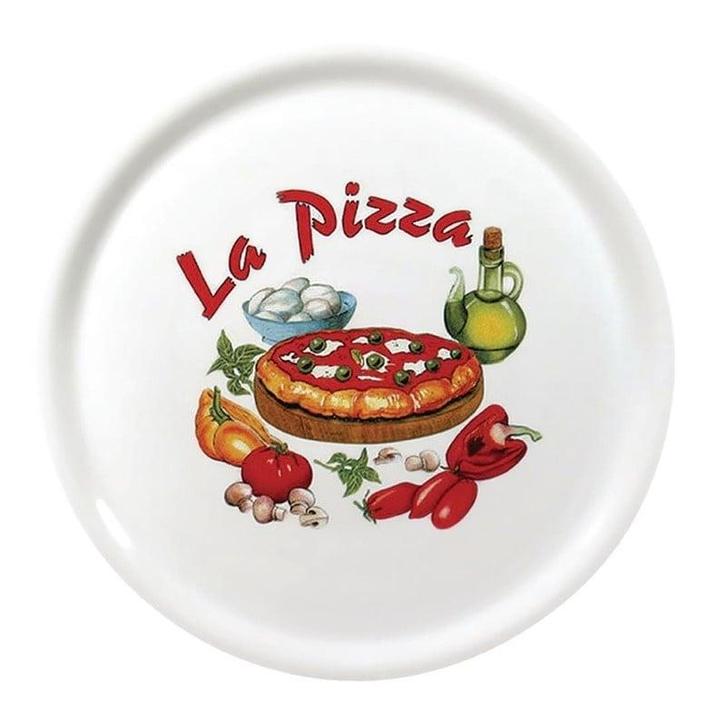 Pizzaborden | Porselein | Wit | 6 Stuks | Ø310mm Saturnia, Zakelijke goederen, Horeca | Keukenapparatuur, Nieuw in verpakking