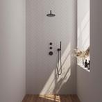 Inbouw Regendouche Set Brauer Black Edition Gebogen, Doe-het-zelf en Verbouw, Sanitair, Ophalen of Verzenden, Nieuw, Kraan