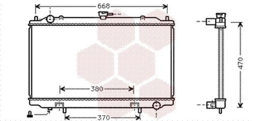 RADIATOR VOOR NISSAN MAXIMA 1995-2000 214100L810, Auto-onderdelen, Airco en Verwarming, Nieuw, Ophalen of Verzenden