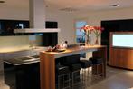 Poggenpohl showroomuitverkoop keuken, 480cm, zwart glans+alu, Overige typen, Gebruikt, Graniet of Steen, Zwart
