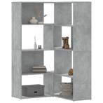 vidaXL Boekenkast 4-laags hoek 85x85x140 cm bewerkt hout, Verzenden, Nieuw, Overige houtsoorten