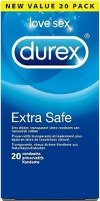 DUREX EXTRA SAFE CONDOOMS PAK 20 STUKS, Nieuw, Verzenden