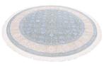 Round Tabriz Wool & Silk Carpet with Luxurious Design -, Nieuw