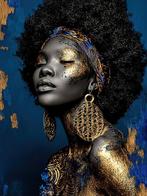 yamila - Kintsugi Afrodita: Resiliencia en Ébano y Azul Real