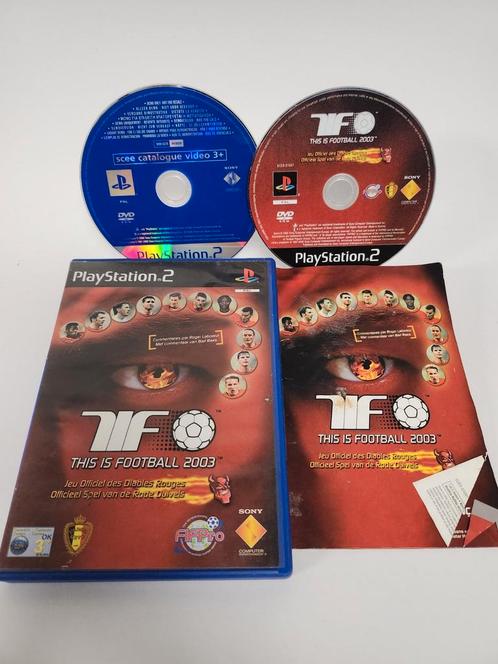 This is Football 2003 Rode Duivels Editie Playstation 2, Spelcomputers en Games, Games | Sony PlayStation 2, Ophalen of Verzenden