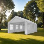 Tuinpaviljoen 6x4m met 4 zijwanden - wit, Tuin en Terras, Partytenten, Verzenden, Nieuw