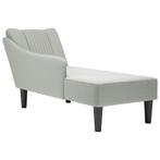 vidaXL Chaise longue met rechterarmleuning fluweel, Verzenden, Nieuw