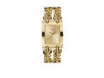 GUESS W1117L2l dames horloge 40 mm - Goudkleurig, Verzenden, Zo goed als nieuw