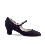 Ballroomschoen voor Dames - Zwart Suede - Dicht Model - Lage, Sport en Fitness, Ballet, Verzenden, Nieuw
