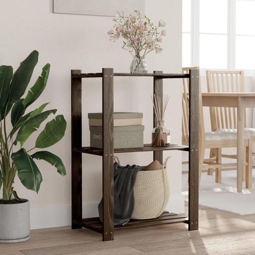 vidaXL Opbergrek 3-laags 60x38x90 cm massief grenenhout, Huis en Inrichting, Kasten | Stellingkasten, Nieuw, Verzenden