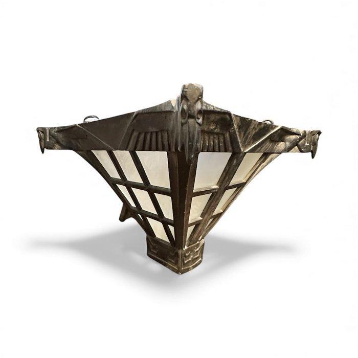 Max Le Verrier - Plafondlamp - Brons - Art Decó, Antiek en Kunst, Antiek | Meubels | Stoelen en Banken