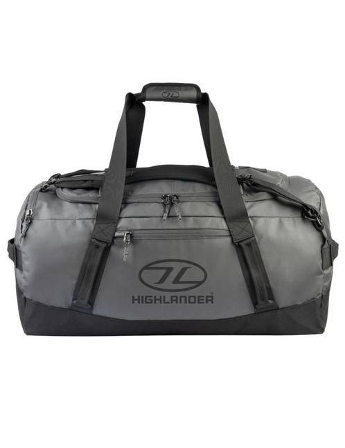 Highlander reistas Hauler Duffel - 90 liter - Donker Grijs, Sieraden, Tassen en Uiterlijk, Tassen | Reistassen en Weekendtassen